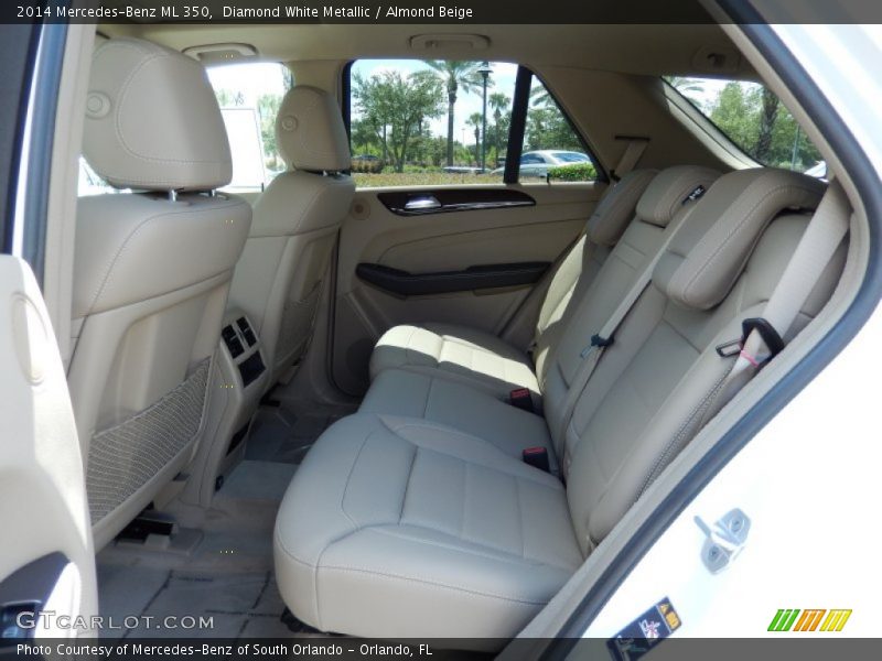 Diamond White Metallic / Almond Beige 2014 Mercedes-Benz ML 350