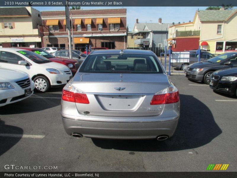 Titanium Gray Metallic / Jet Black 2010 Hyundai Genesis 3.8 Sedan