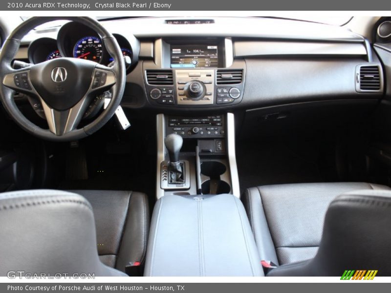 Crystal Black Pearl / Ebony 2010 Acura RDX Technology