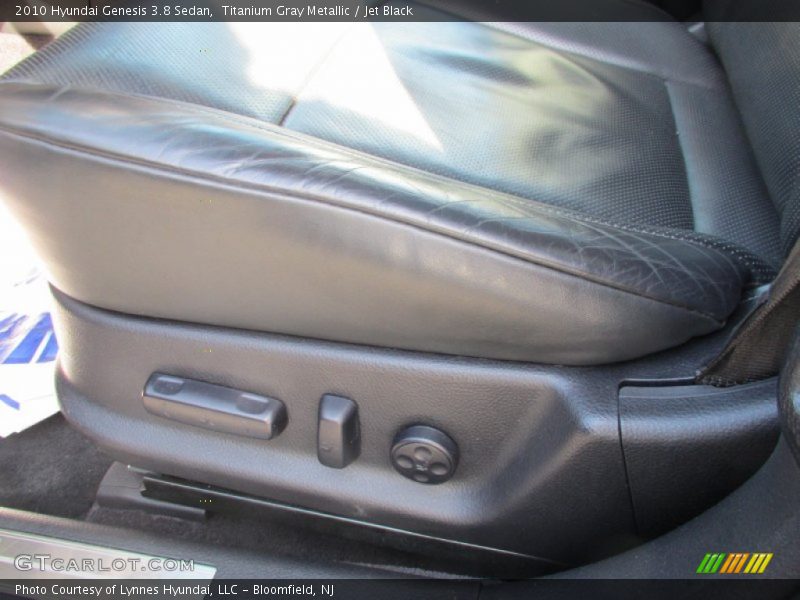 Titanium Gray Metallic / Jet Black 2010 Hyundai Genesis 3.8 Sedan