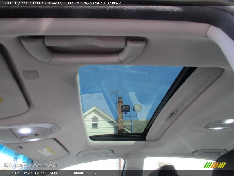 Titanium Gray Metallic / Jet Black 2010 Hyundai Genesis 3.8 Sedan