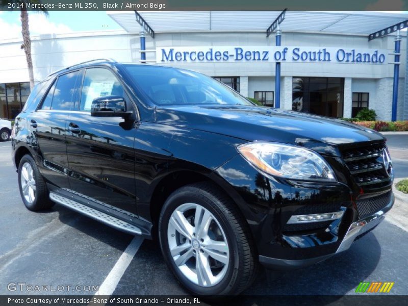 Black / Almond Beige 2014 Mercedes-Benz ML 350