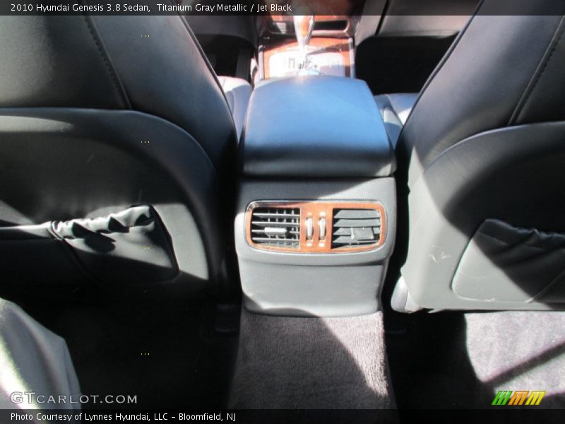 Titanium Gray Metallic / Jet Black 2010 Hyundai Genesis 3.8 Sedan