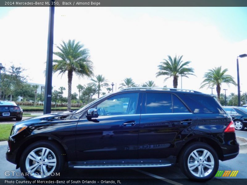Black / Almond Beige 2014 Mercedes-Benz ML 350