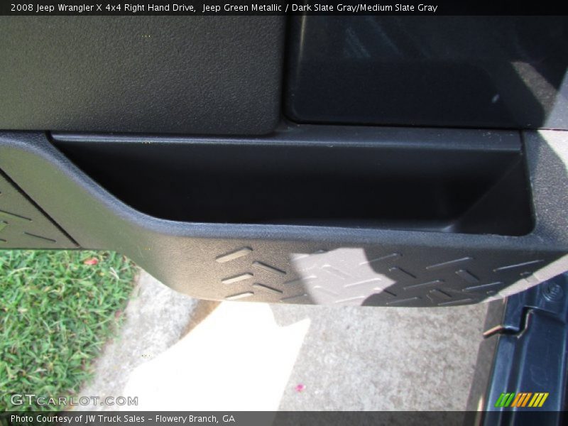 Jeep Green Metallic / Dark Slate Gray/Medium Slate Gray 2008 Jeep Wrangler X 4x4 Right Hand Drive