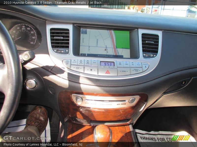 Titanium Gray Metallic / Jet Black 2010 Hyundai Genesis 3.8 Sedan