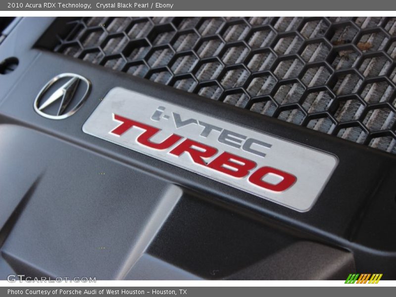 Crystal Black Pearl / Ebony 2010 Acura RDX Technology