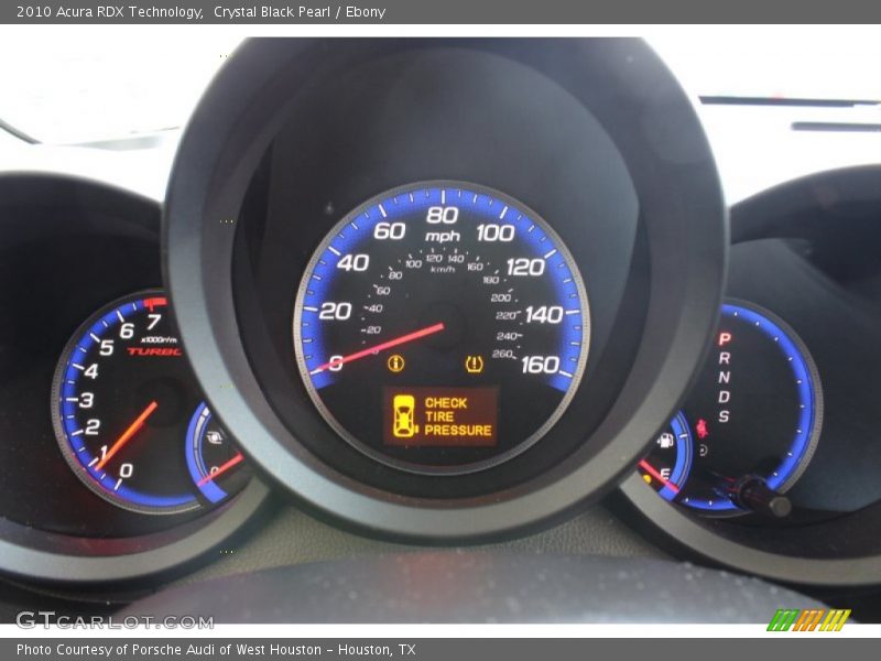 Crystal Black Pearl / Ebony 2010 Acura RDX Technology