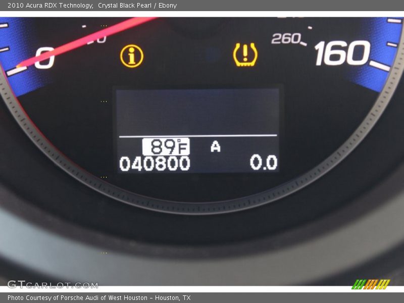 Crystal Black Pearl / Ebony 2010 Acura RDX Technology