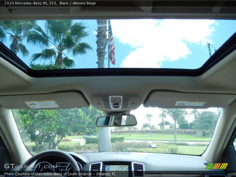Black / Almond Beige 2014 Mercedes-Benz ML 350