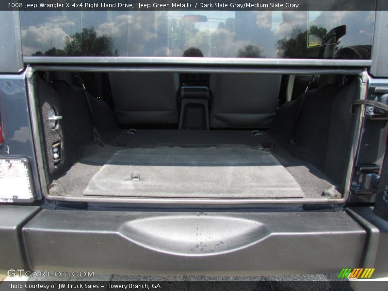 Jeep Green Metallic / Dark Slate Gray/Medium Slate Gray 2008 Jeep Wrangler X 4x4 Right Hand Drive