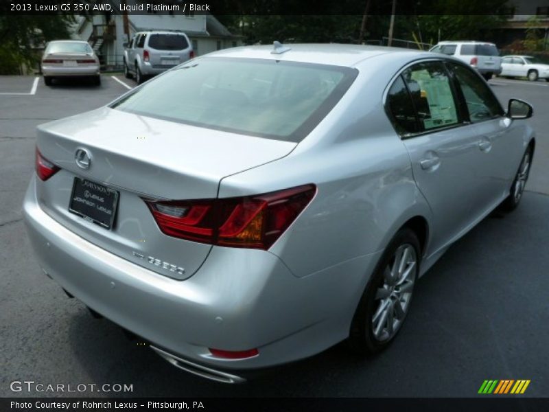 Liquid Platinum / Black 2013 Lexus GS 350 AWD