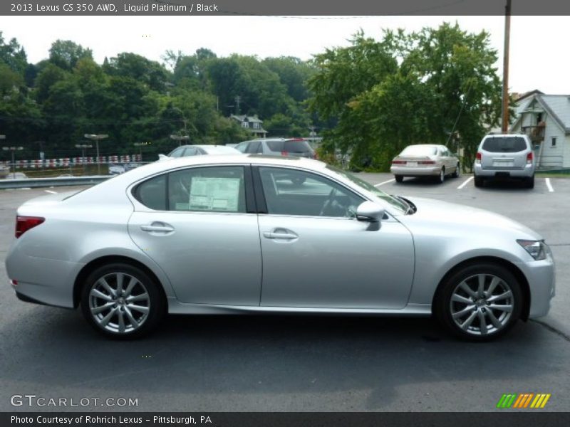 Liquid Platinum / Black 2013 Lexus GS 350 AWD