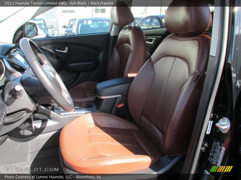 Ash Black / Black/Saddle 2011 Hyundai Tucson Limited AWD