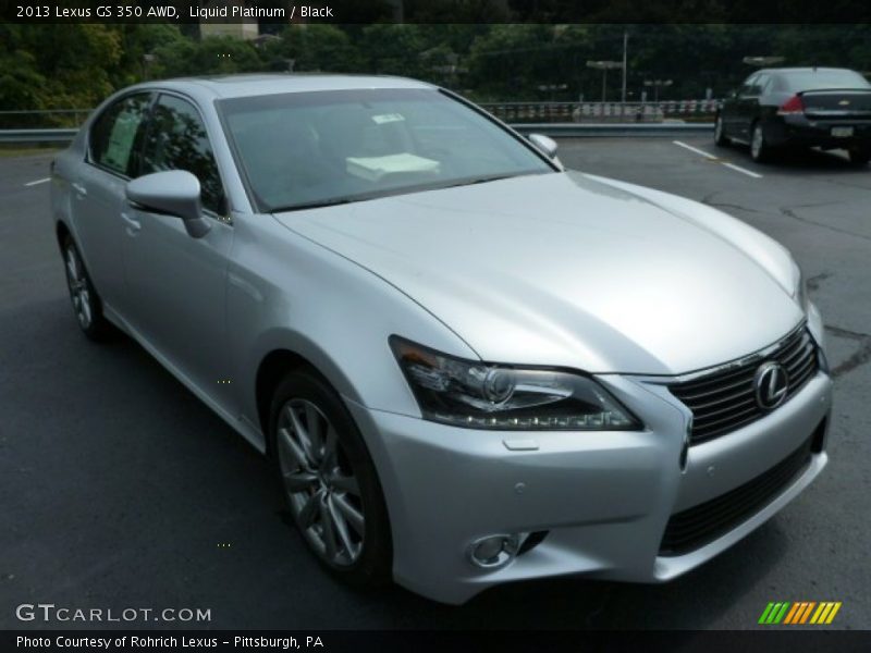 Liquid Platinum / Black 2013 Lexus GS 350 AWD
