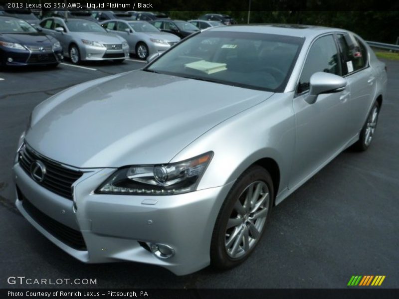 Liquid Platinum / Black 2013 Lexus GS 350 AWD