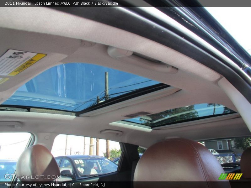 Ash Black / Black/Saddle 2011 Hyundai Tucson Limited AWD