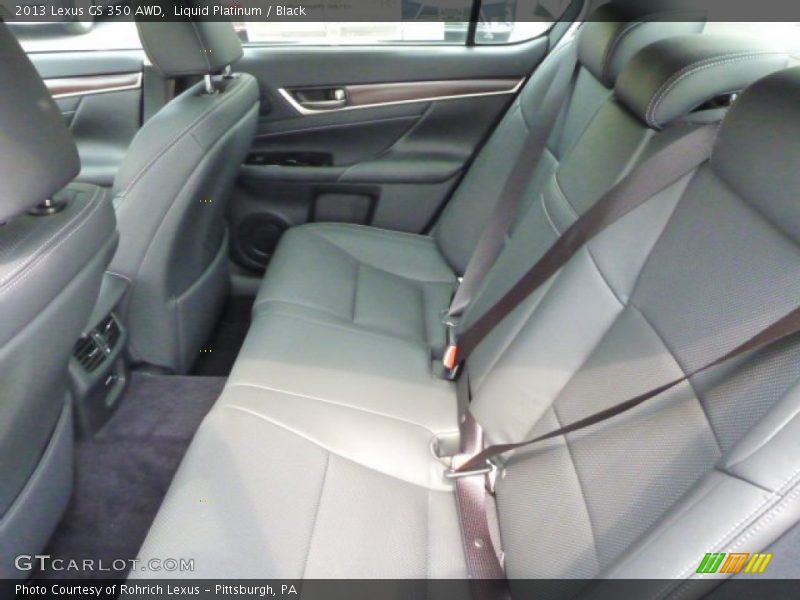 Liquid Platinum / Black 2013 Lexus GS 350 AWD