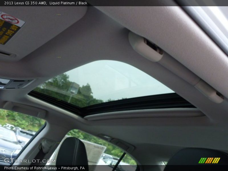 Liquid Platinum / Black 2013 Lexus GS 350 AWD