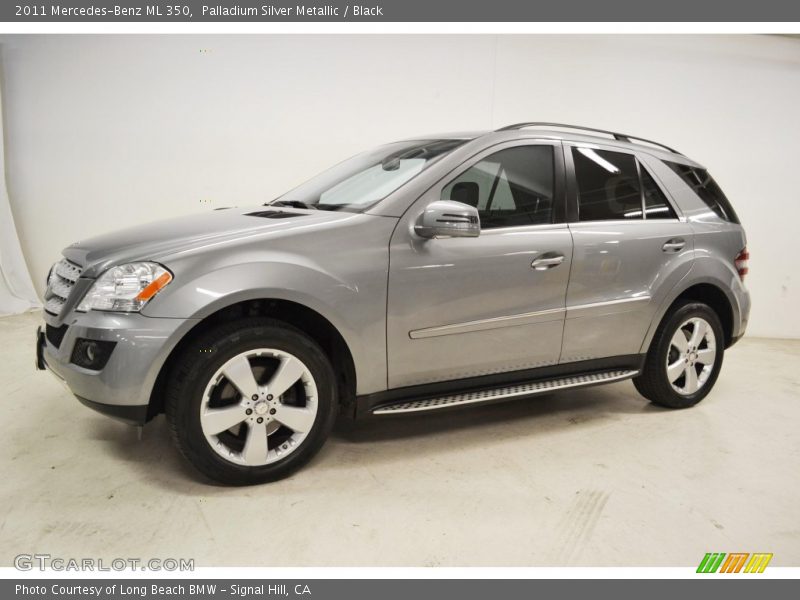 Palladium Silver Metallic / Black 2011 Mercedes-Benz ML 350