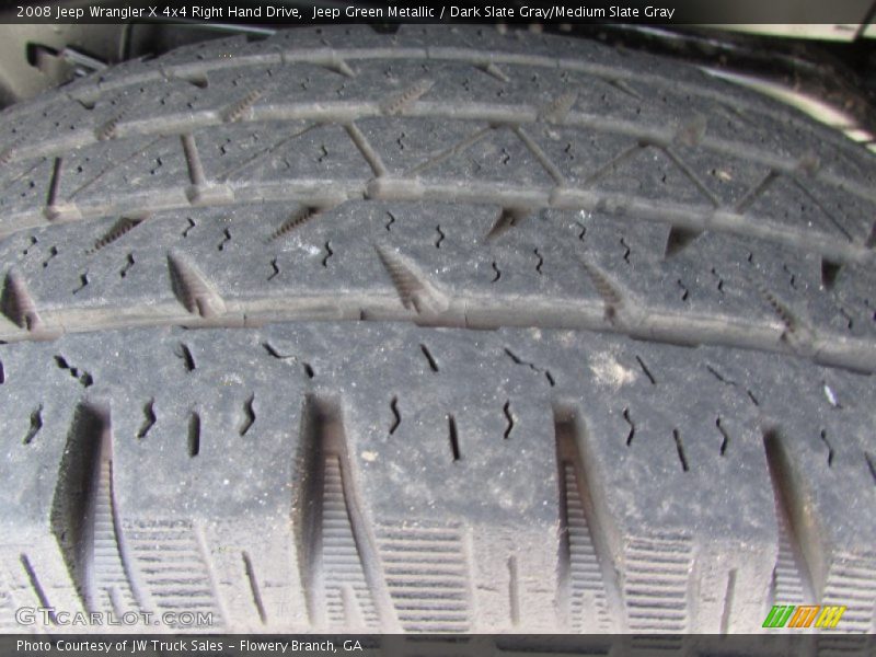 Jeep Green Metallic / Dark Slate Gray/Medium Slate Gray 2008 Jeep Wrangler X 4x4 Right Hand Drive