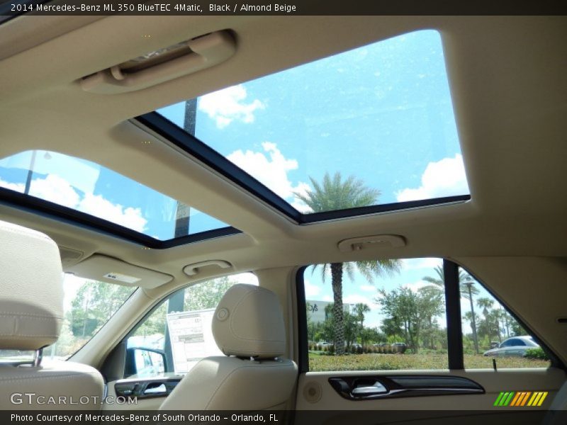Sunroof of 2014 ML 350 BlueTEC 4Matic
