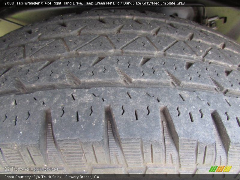 Jeep Green Metallic / Dark Slate Gray/Medium Slate Gray 2008 Jeep Wrangler X 4x4 Right Hand Drive