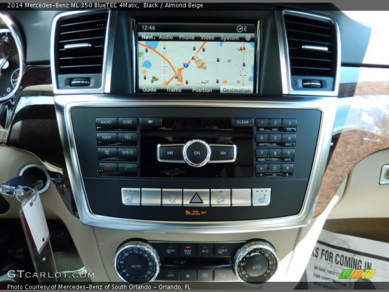 Controls of 2014 ML 350 BlueTEC 4Matic