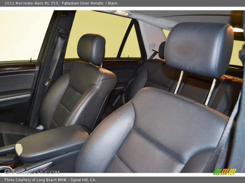 Palladium Silver Metallic / Black 2011 Mercedes-Benz ML 350