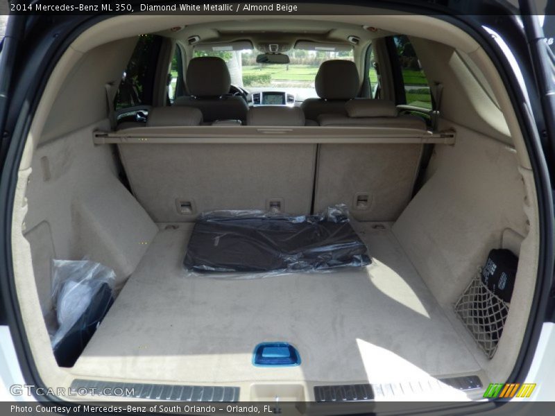 Diamond White Metallic / Almond Beige 2014 Mercedes-Benz ML 350
