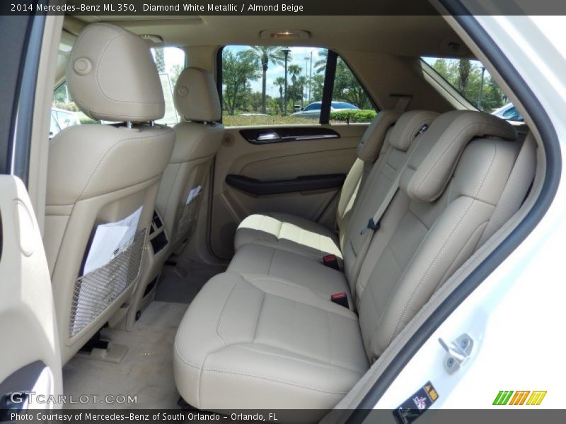 Diamond White Metallic / Almond Beige 2014 Mercedes-Benz ML 350