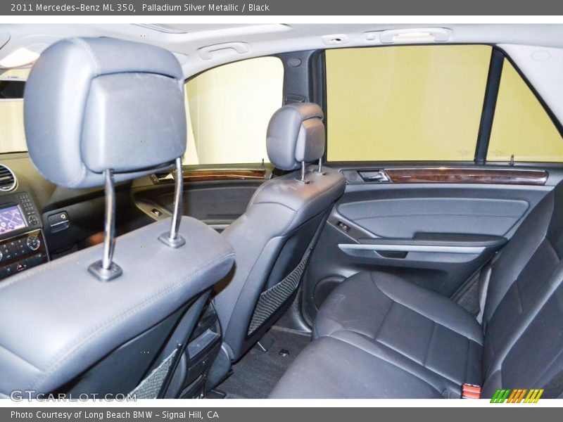 Palladium Silver Metallic / Black 2011 Mercedes-Benz ML 350