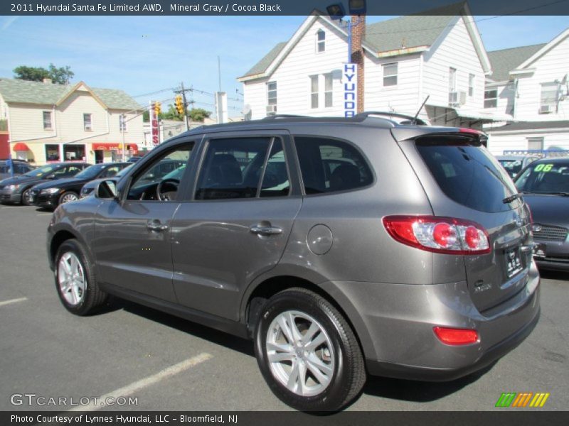Mineral Gray / Cocoa Black 2011 Hyundai Santa Fe Limited AWD