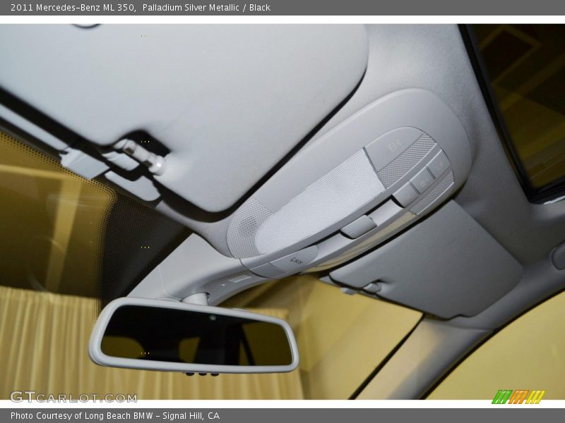 Palladium Silver Metallic / Black 2011 Mercedes-Benz ML 350
