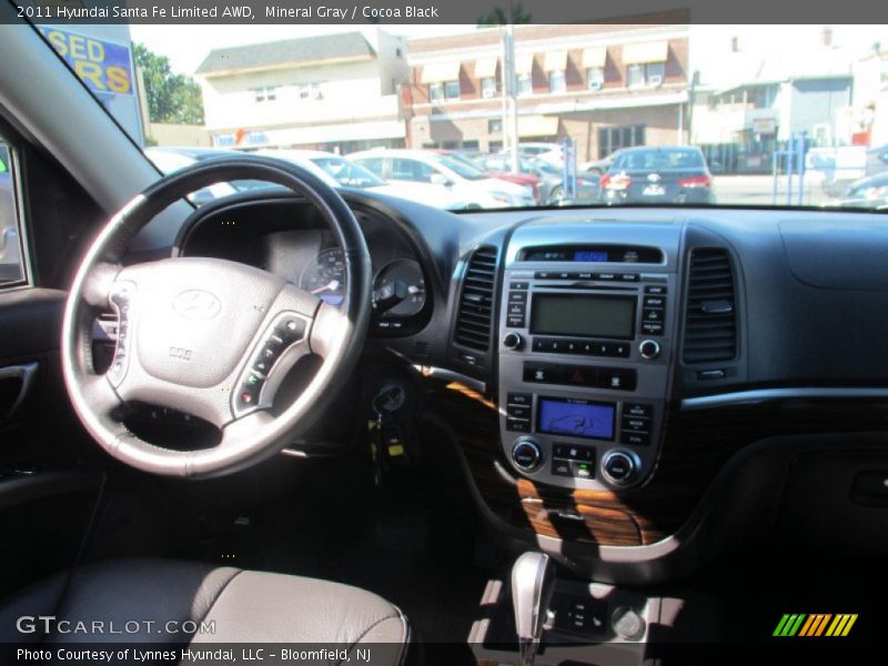 Mineral Gray / Cocoa Black 2011 Hyundai Santa Fe Limited AWD