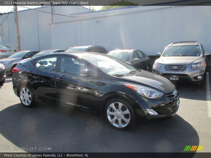 Black Noir Pearl / Black 2011 Hyundai Elantra Limited