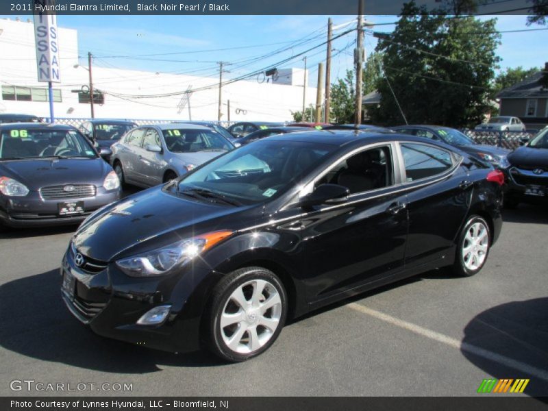 Black Noir Pearl / Black 2011 Hyundai Elantra Limited