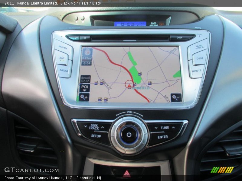 Black Noir Pearl / Black 2011 Hyundai Elantra Limited