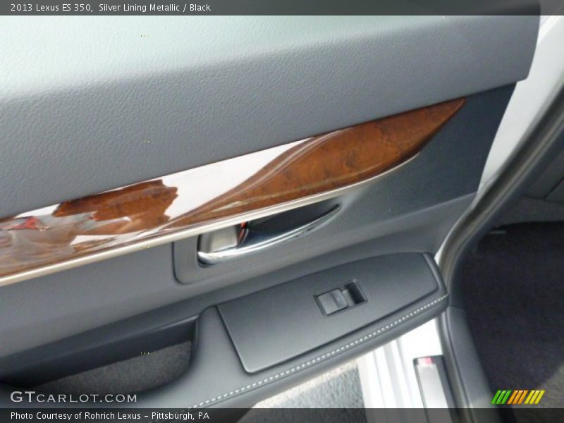 Silver Lining Metallic / Black 2013 Lexus ES 350