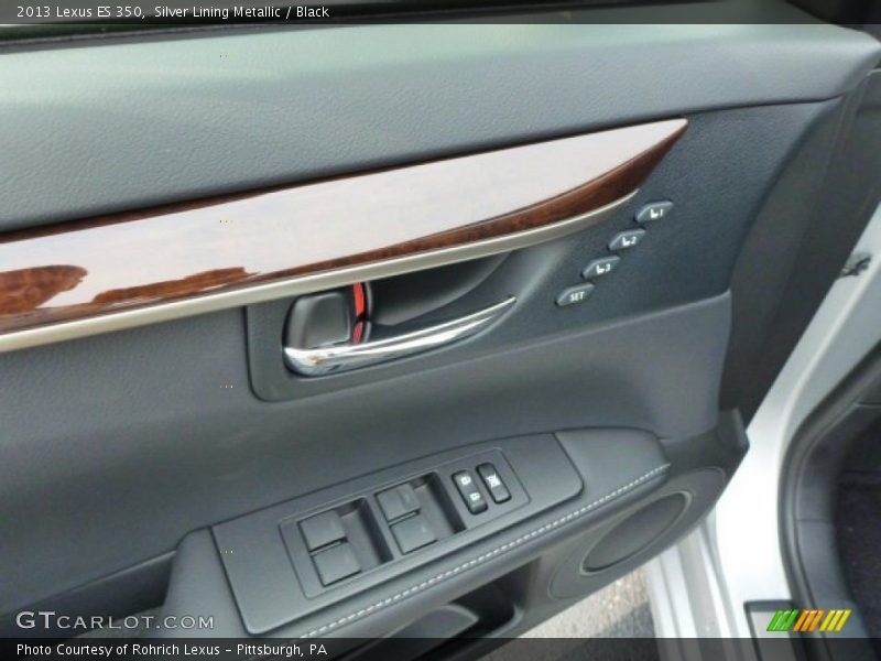 Silver Lining Metallic / Black 2013 Lexus ES 350
