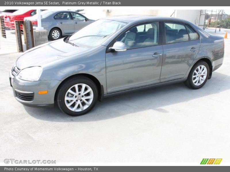 Platinum Grey Metallic / Titan Black 2010 Volkswagen Jetta SE Sedan