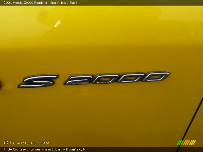 Spa Yellow / Black 2001 Honda S2000 Roadster