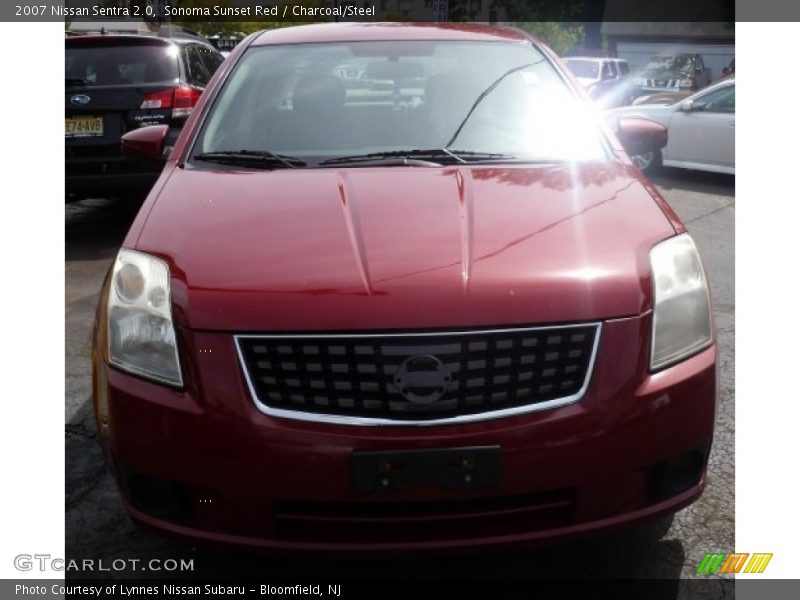 Sonoma Sunset Red / Charcoal/Steel 2007 Nissan Sentra 2.0