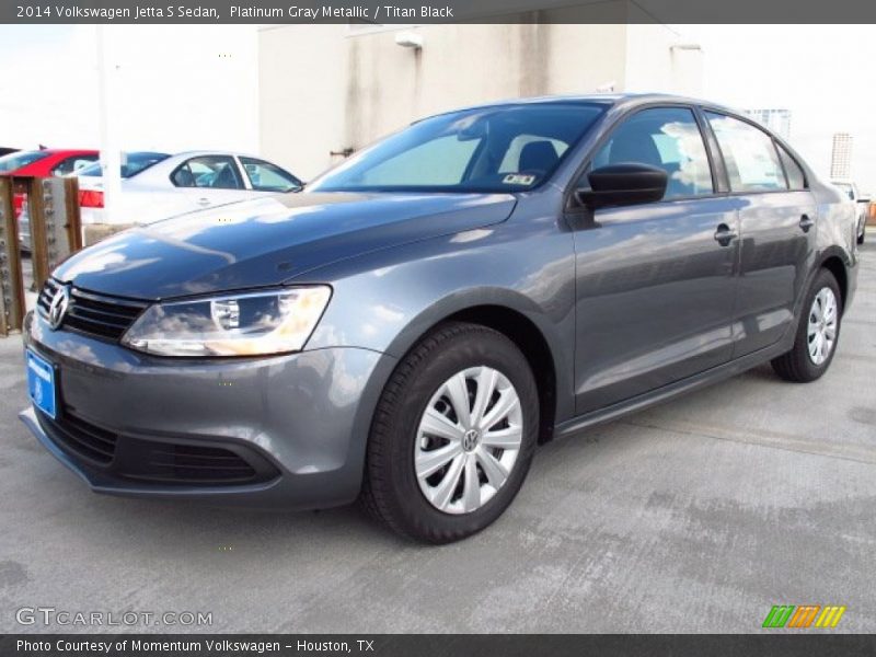 Platinum Gray Metallic / Titan Black 2014 Volkswagen Jetta S Sedan