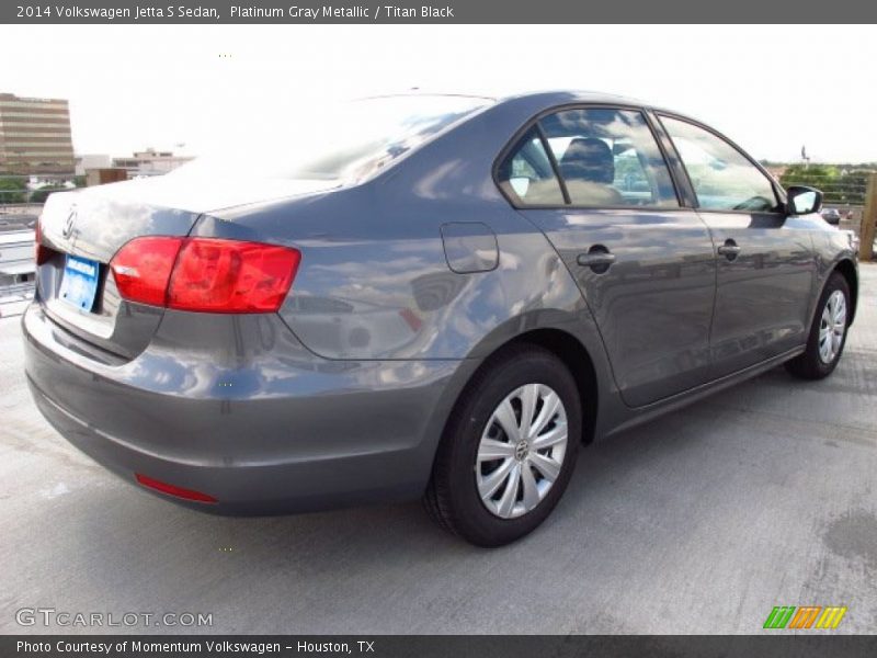 Platinum Gray Metallic / Titan Black 2014 Volkswagen Jetta S Sedan