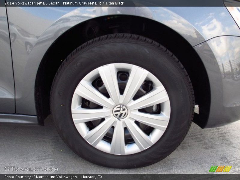 Platinum Gray Metallic / Titan Black 2014 Volkswagen Jetta S Sedan