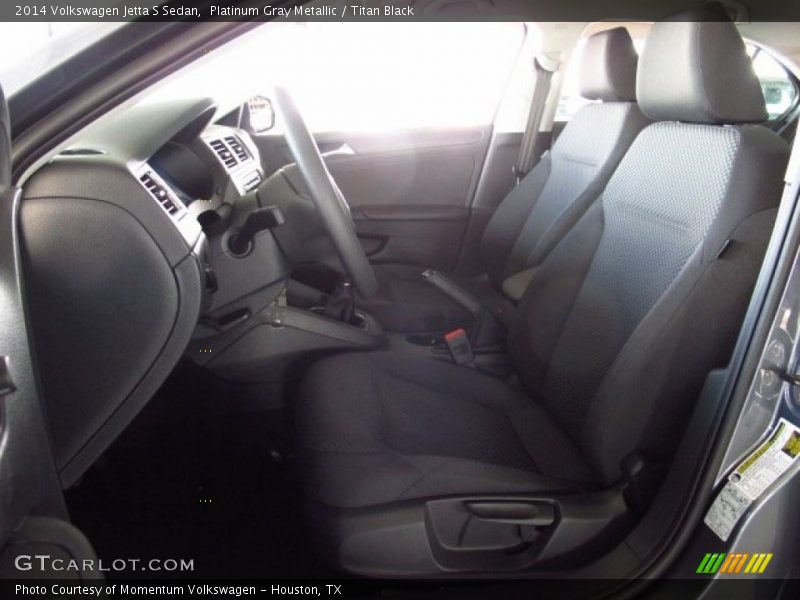 Platinum Gray Metallic / Titan Black 2014 Volkswagen Jetta S Sedan