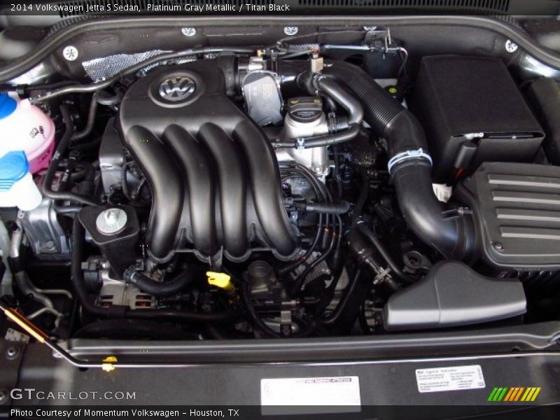 Platinum Gray Metallic / Titan Black 2014 Volkswagen Jetta S Sedan