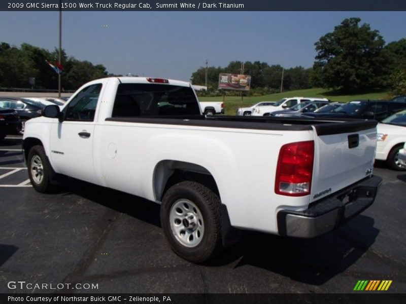 Summit White / Dark Titanium 2009 GMC Sierra 1500 Work Truck Regular Cab