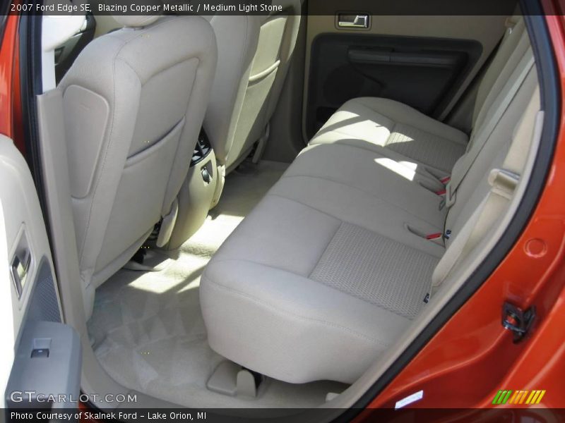 Blazing Copper Metallic / Medium Light Stone 2007 Ford Edge SE